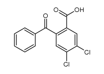 2-Benzoyl-4,5-dichlorobenzoic acid Structure