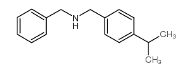 苄基-(4-异丙基苄基)胺结构式