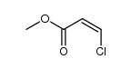 methyl cis-3-chloropropenoate Structure