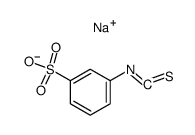 3-Isothiocyanatobenzenesulfonic acid sodium salt结构式