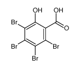 2,3,4,5-tetrabromo-6-hydroxybenzoic acid Structure