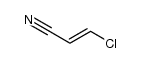 trans-β-chloroacrylonitrile Structure