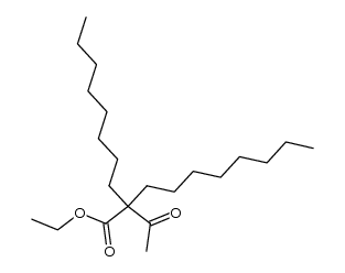 2,2-dioctyl-acetoacetic acid ethyl ester Structure