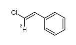 (2-chloro-2-deuterio-vinyl)-benzene Structure