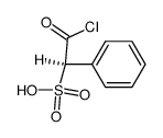 (R)-chlorocarbonyl-phenyl-methanesulfonic acid Structure