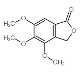 4,5,6-三甲氧基-1(3h)-异苯并呋喃酮结构式