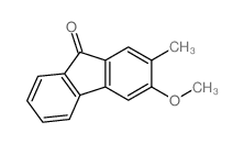 9H-Fluoren-9-one,3-methoxy-2-methyl-结构式