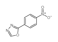 2-(4-硝基苯基)-1,3,4-噁二唑结构式