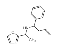 (1-呋喃-2-乙基)-(1-苯基-3-丁烯)-胺结构式