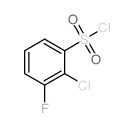 2-氯-3-氟苯磺酰氯结构式
