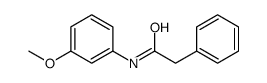 N-(3-methoxyphenyl)-2-phenylacetamide Structure