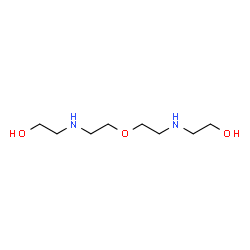 2,2'-[Oxybis(2,1-ethanediylimino)]bis-ethanol structure