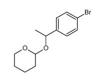 2-(p-bromo-α-methylbenzyloxy)tetrahydropyran结构式