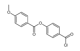 (4-carbonochloridoylphenyl) 4-methoxybenzoate Structure