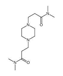 3-[4-[3-(dimethylamino)-3-oxopropyl]piperazin-1-yl]-N,N-dimethylpropanamide Structure