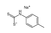 sodium p-methylanilinedithiocarbamate结构式