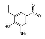 2-amino-6-ethyl-4-nitrophenol结构式