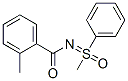 S-Methyl-N-(2-methylbenzoyl)-S-phenylsulfoximide结构式
