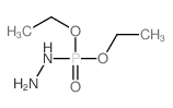 Phosphorohydrazidic acid, diethyl ester structure