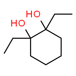 1,2-Diethyl-1,2-cyclohexanediol结构式