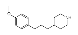 4-[3-(4-methoxyphenyl)propyl]piperidine Structure