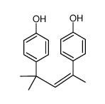 2,4-Bis(4-hydroxyphenyl)-4-methyl-2-pentene structure