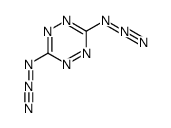 3,6-di(azido)-1,2,4,5-tetrazine结构式