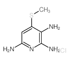4-methylsulfanylpyridine-2,3,6-triamine Structure