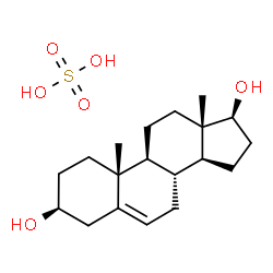 5-androstene-3 beta,17 beta-diol sulfate结构式