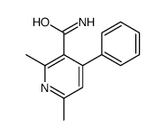 2,6-dimethyl-4-phenylpyridine-3-carboxamide结构式