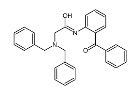 N-(2-benzoylphenyl)-2-(dibenzylamino)acetamide Structure