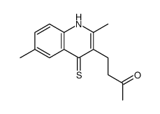 4-(2,6-dimethyl-4-sulfanylidene-1H-quinolin-3-yl)butan-2-one Structure