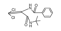 N-t-Butyl-3,3-dichlor-2-benzamidoacrylamid Structure