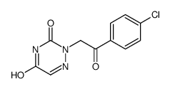 2-[2-(4-chlorophenyl)-2-oxoethyl]-1,2,4-triazine-3,5-dione Structure