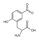 L-2-Hydroxy-5-nitro-Phenylalanine结构式