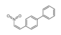 1-(2-nitroethenyl)-4-phenylbenzene结构式