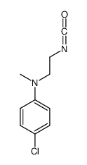 4-chloro-N-(2-isocyanatoethyl)-N-methylaniline Structure