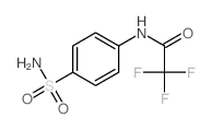 2,2,2-trifluoro-N-(4-sulfamoylphenyl)acetamide结构式