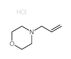 Morpholine,4-(2-propen-1-yl)-, hydrochloride (1:1)结构式