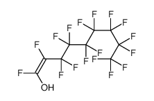 1,2,3,3,4,4,5,5,6,6,7,7,8,8,9,9,9-heptadecafluoronon-1-en-1-ol结构式