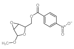 a-D-Ribofuranoside, methyl2,3-anhydro-, 4-nitrobenzoate (9CI)结构式