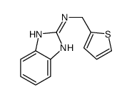 N-(thiophen-2-ylmethyl)-1H-benzimidazol-2-amine Structure