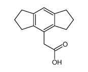 1,2,3,5,6,7-Hexahydro-s-indacene-4-acetic acid结构式
