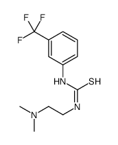 1-[2-(dimethylamino)ethyl]-3-[3-(trifluoromethyl)phenyl]thiourea Structure