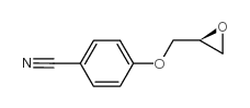 (S)-4-(OXIRAN-2-YLMETHOXY)BENZONITRILE Structure