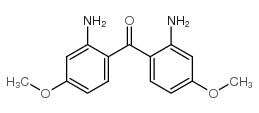 2,2-二氨基-4,4-二甲氧基苯甲酮结构式