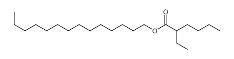 2-乙基己酸十四基酯结构式