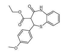2-(4-methoxy-phenyl)-4-oxo-2,3,4,5-tetrahydro-benzo[b][1,4]thiazepine-3-carboxylic acid ethyl ester Structure