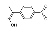 (Z)-1-(4-nitrophenyl)ethanone oxime Structure
