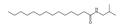 tetradecanoic acid N-(2-methylpropyl)amide结构式
